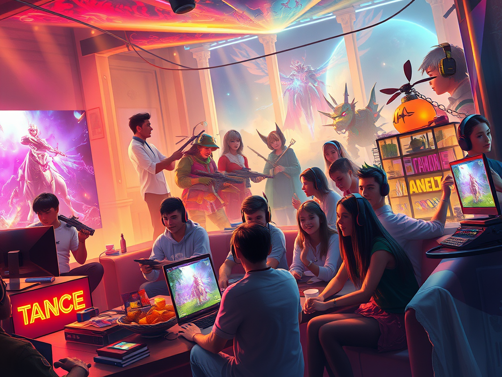 Paradise Discord server lobby showing multiple gaming voice channels and active community members in a welcoming, organized layout